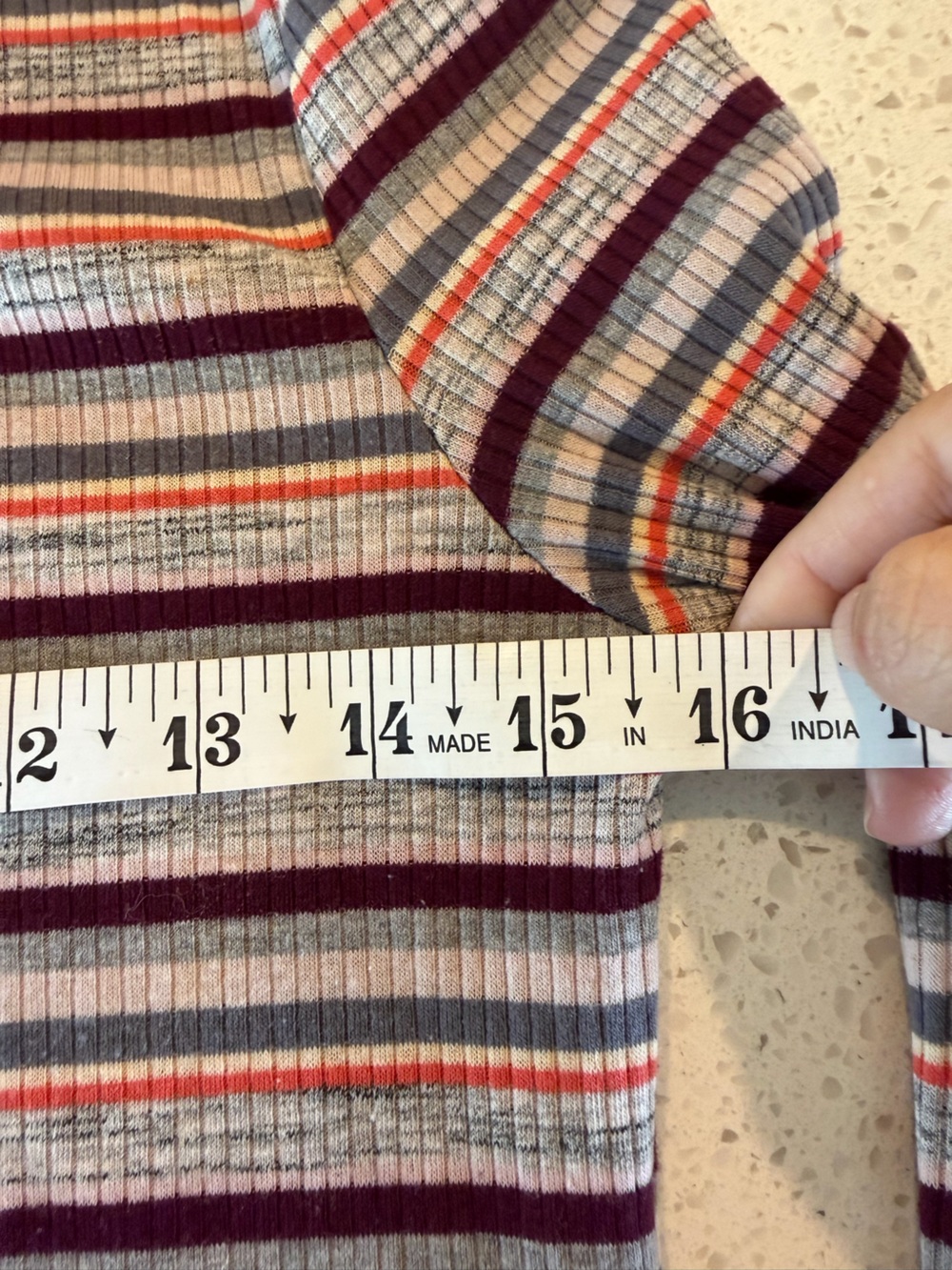 wild fable Striped Midi Dress in White, Red, Blue S - Picture 6 of 7